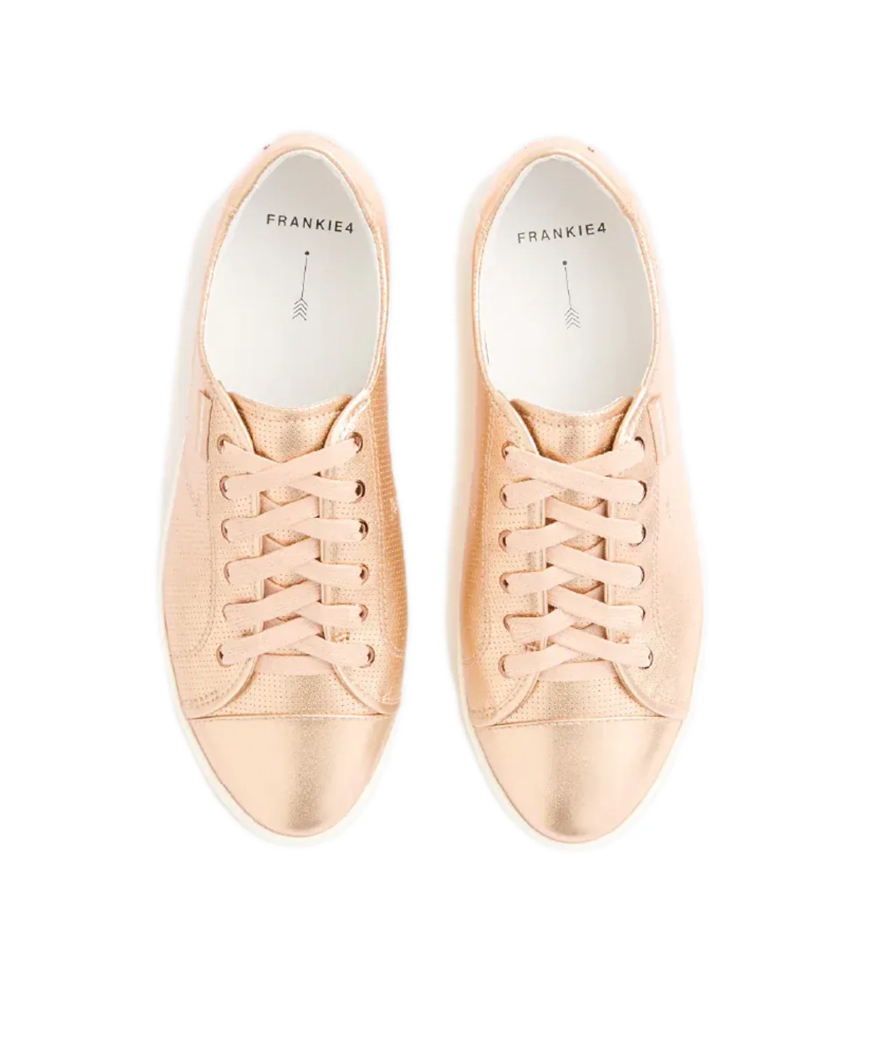Frankie Nat III Punched Sneakers Rose Gold - Image 4