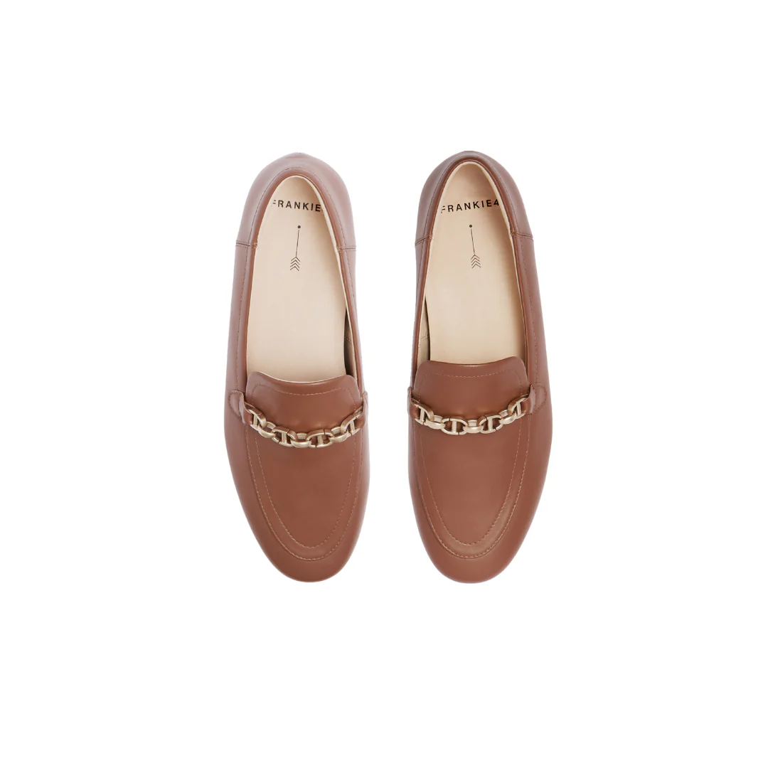 Frankie4 Ash II Rich Tan Dress Flat - Image 5