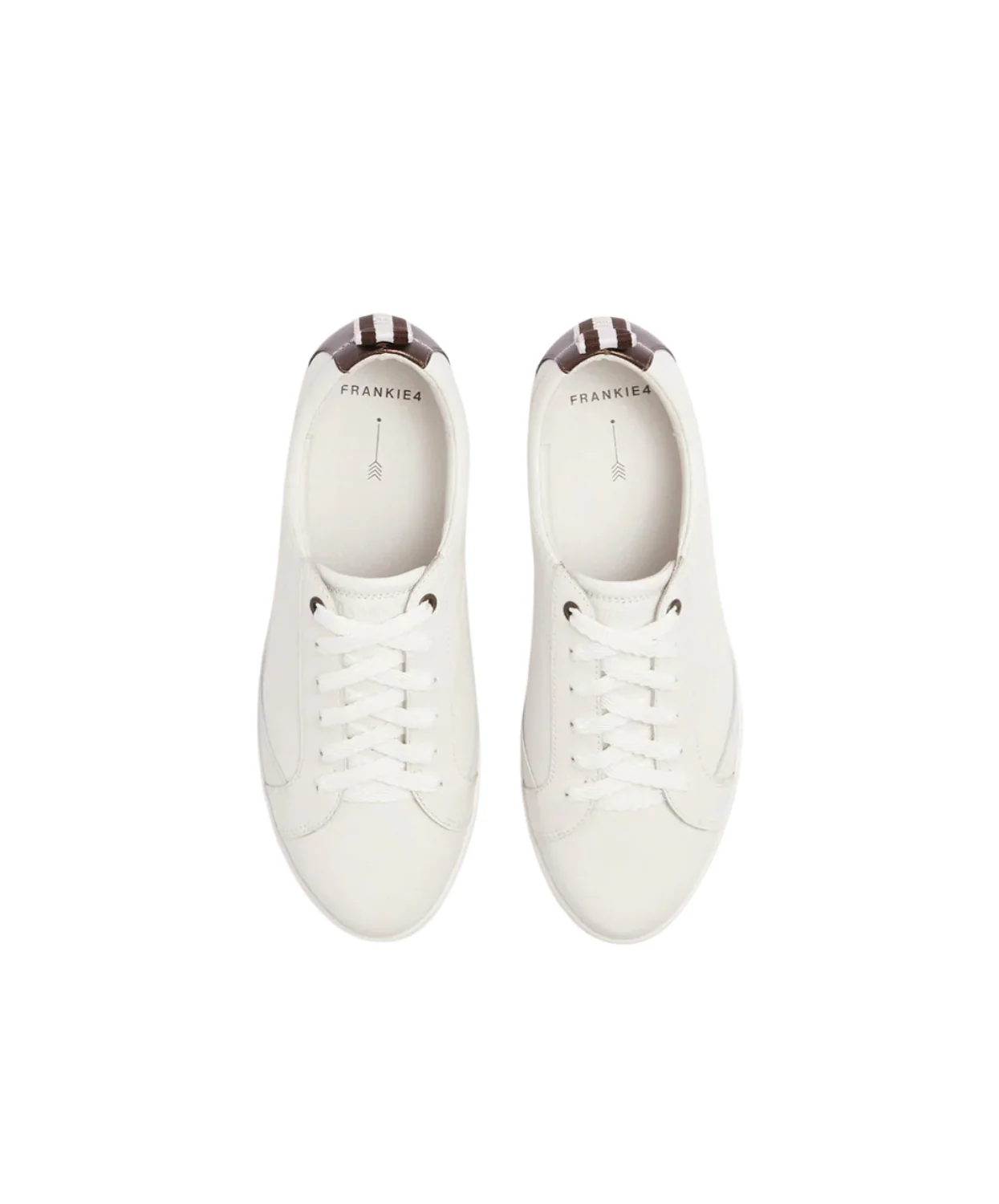 Frankie4 Asher White Bronze Sneaker - Image 3