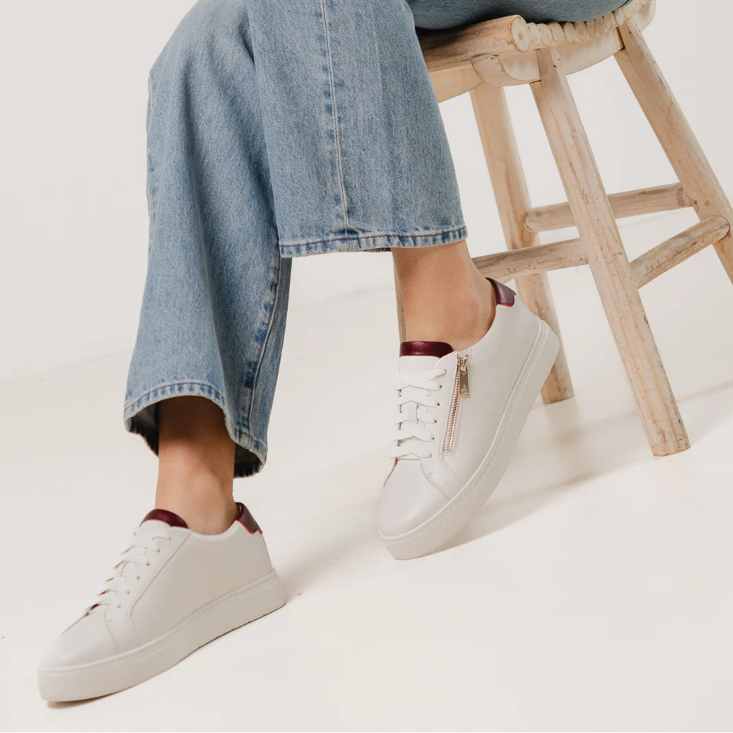 Frankie4 Billie II White Cherry Lacquer Exclusive Sneaker - Image 2