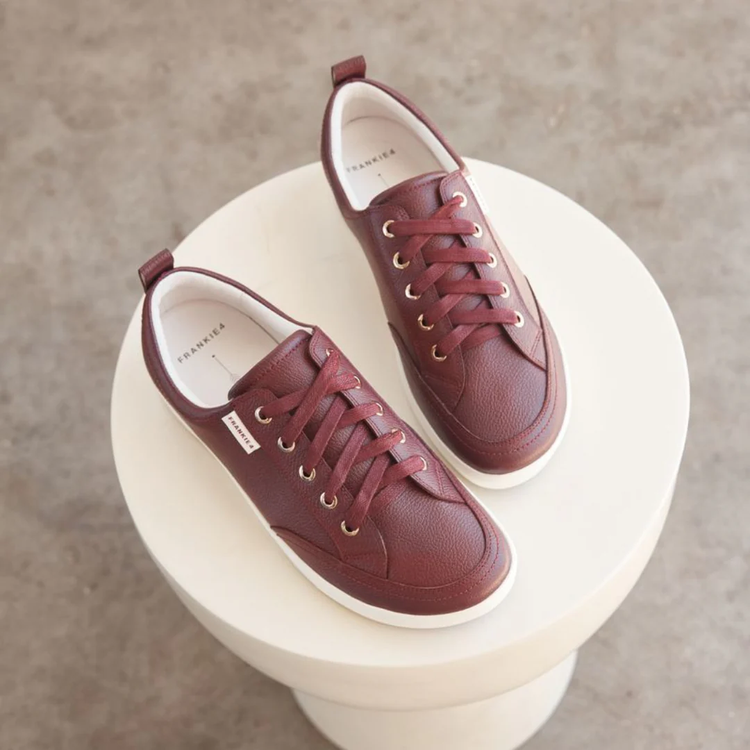 Frankie4 Ellie V Cranberry Tumbled Sneakers - Image 2