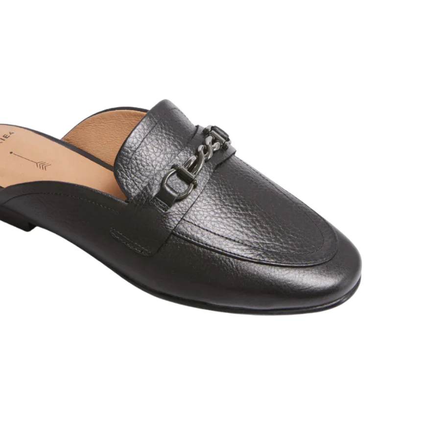 Frankie4 Grace Black Tumbled Mule - Image 4