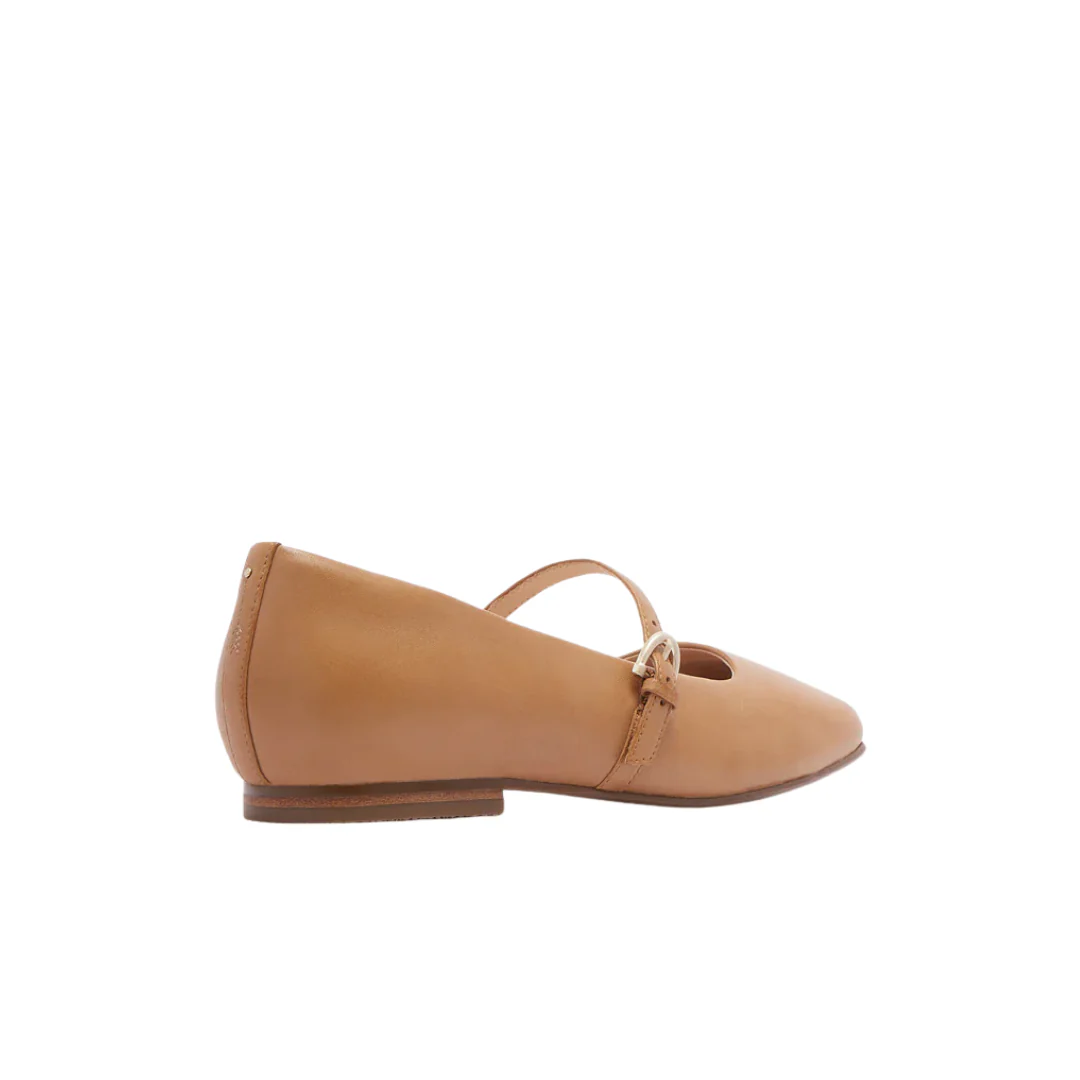 Frankie4 Hepburn Soft Tan Dress Flat - Image 4