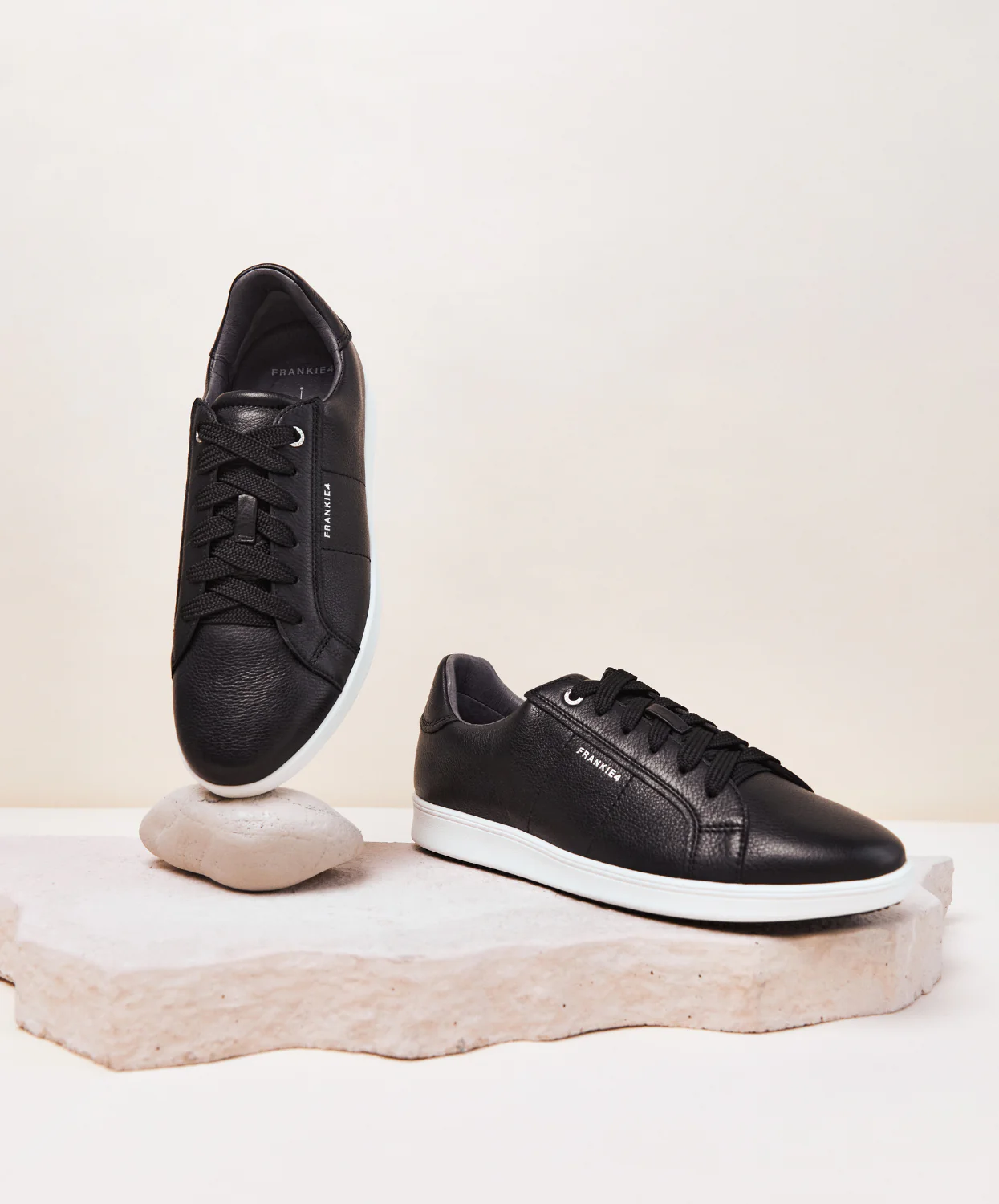 Frankie4 Jackie V Black Tumbled Sneaker - Image 3
