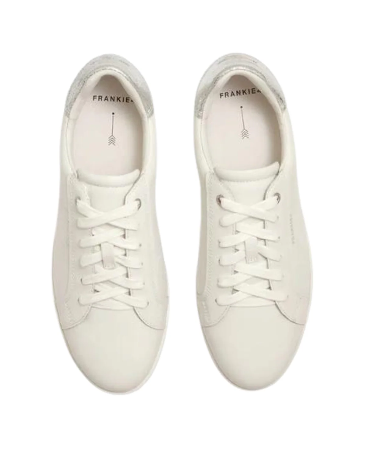 Frankie4 Jackie V White Silver Sneaker - Image 4