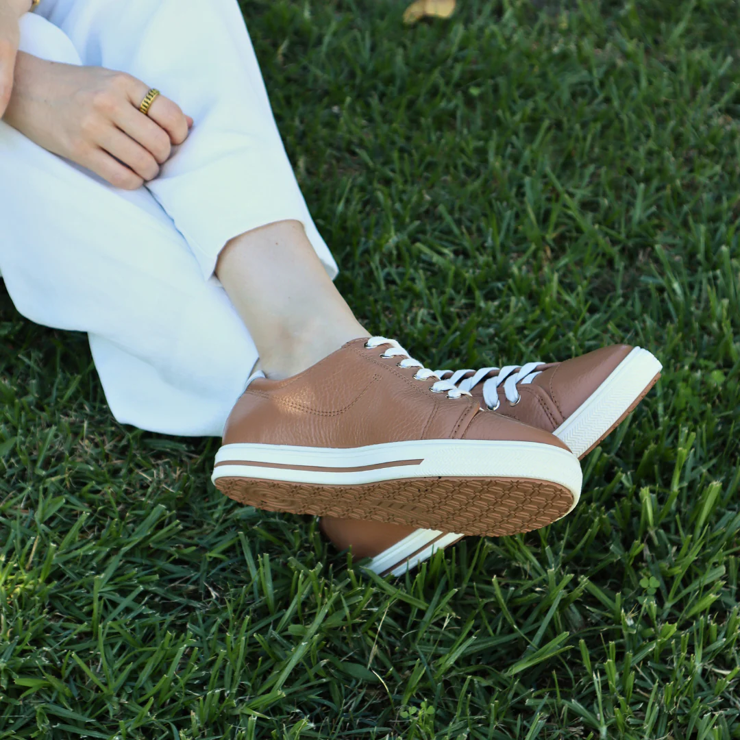 Frankie4 Nat III Soft Tan Tumbled Sneakers - Image 3