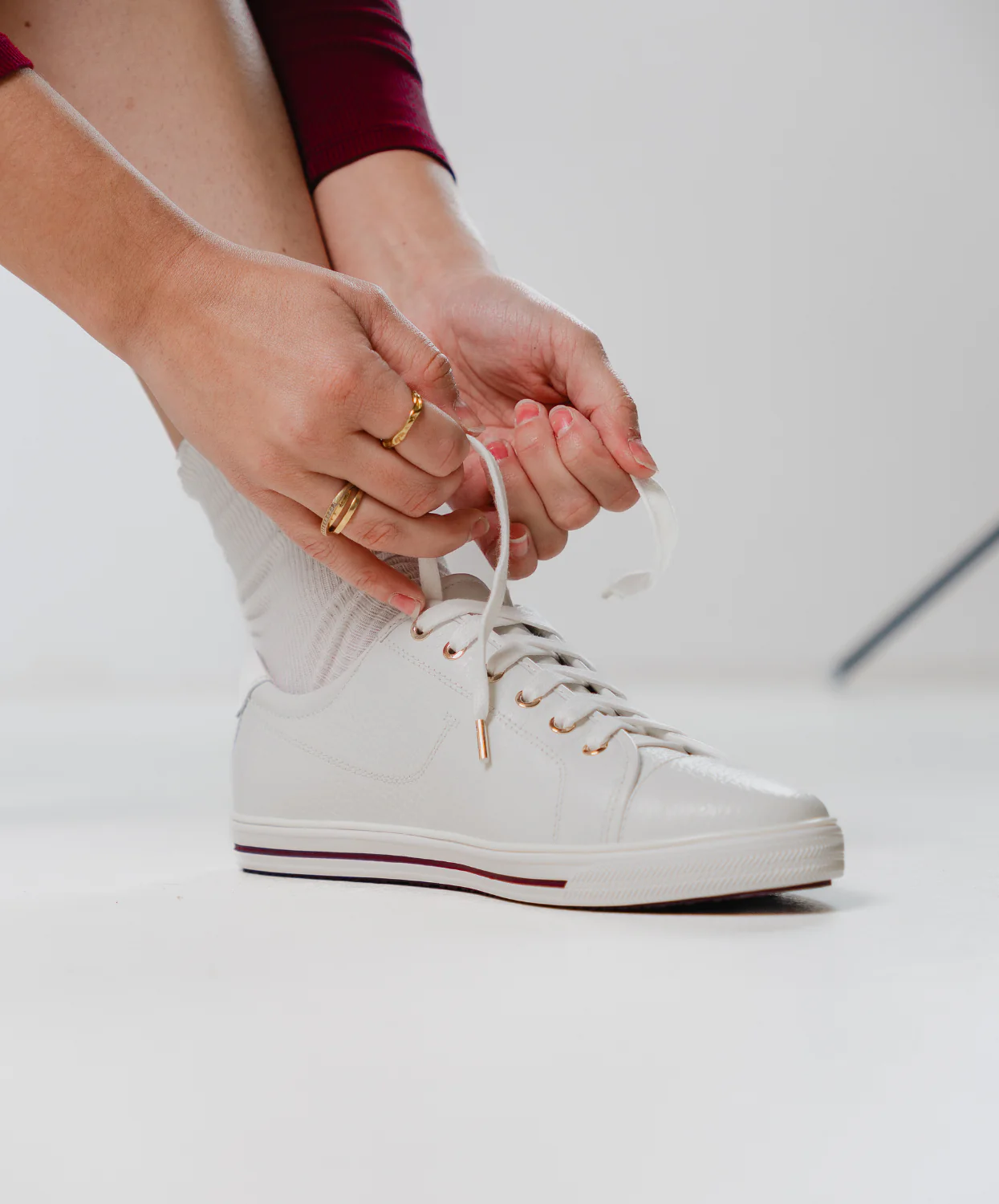 Frankie4 Nat III White Cherry Lacquer Exclusive Sneaker - Image 7