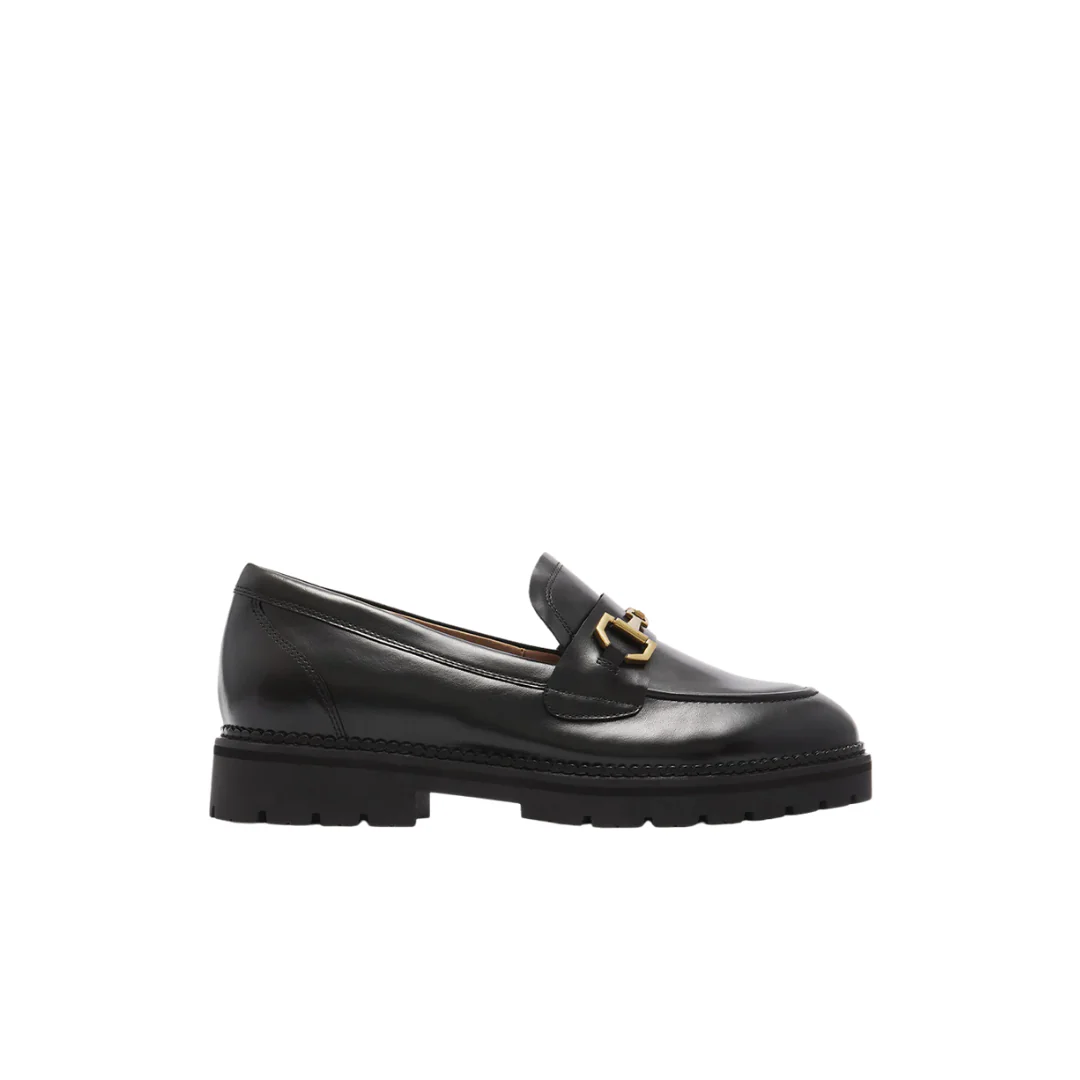 Frankie4 Saint Black Shine Dress Flats