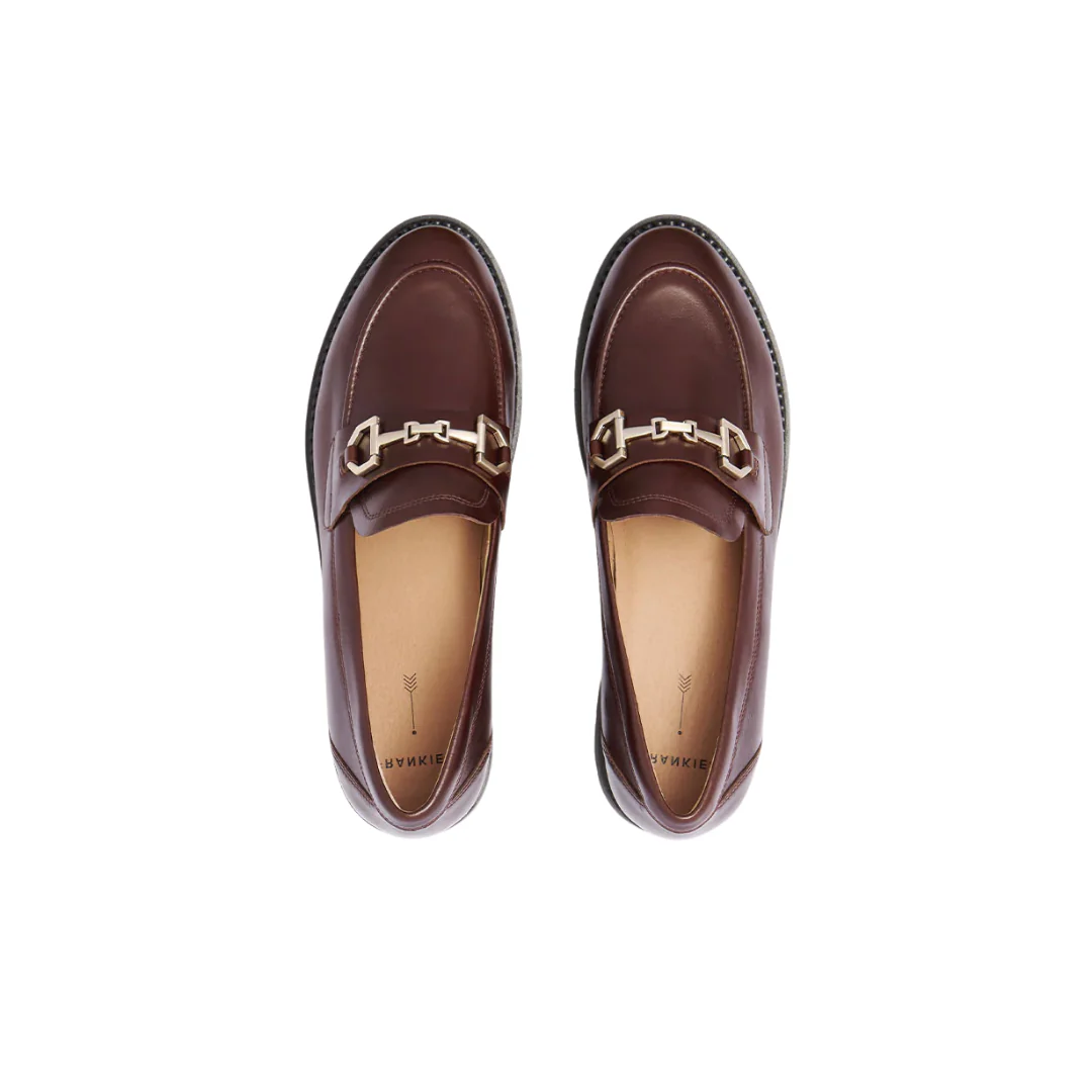 Frankie4 Saint Chestnut Dress Flat - Image 6