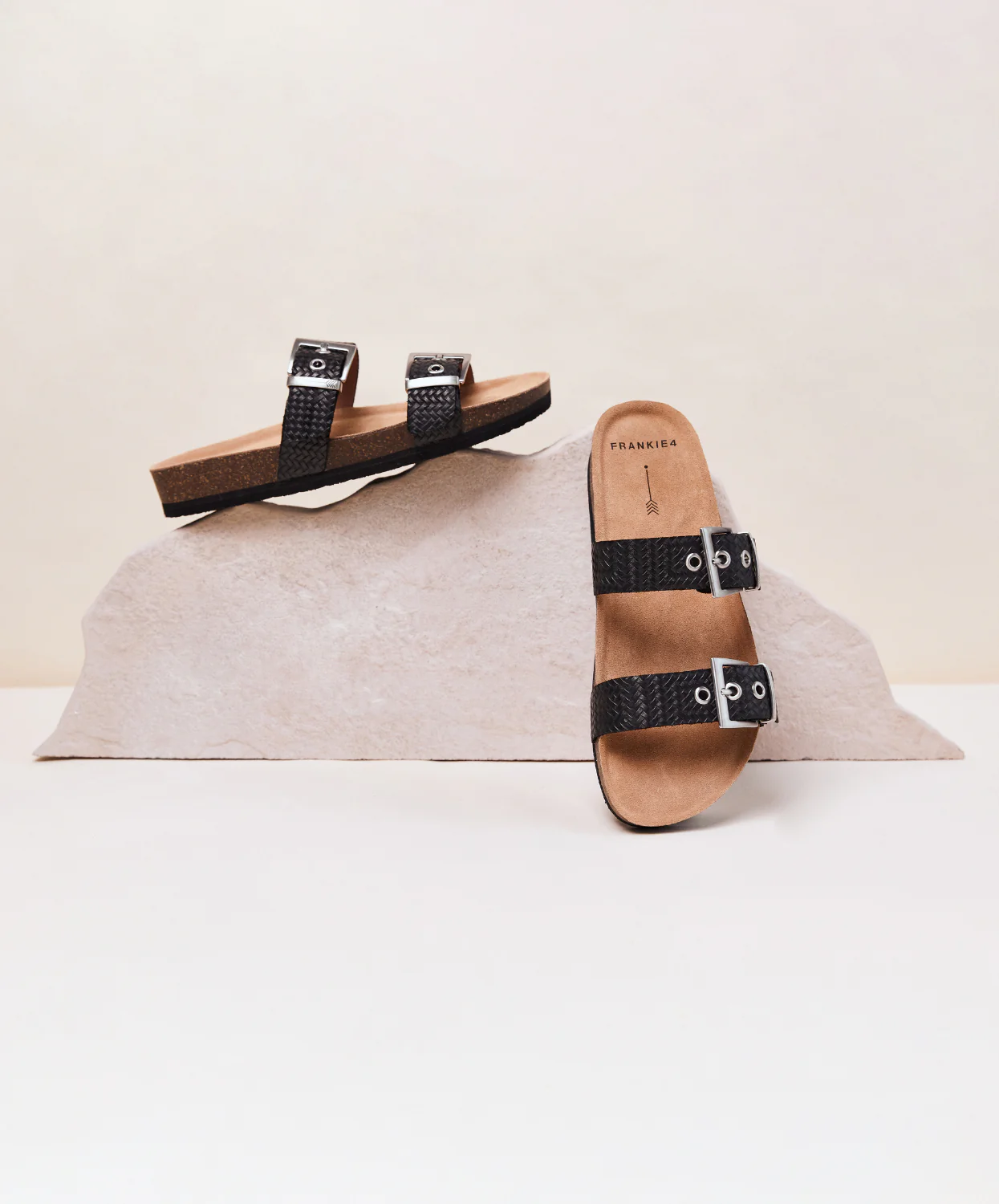 FRANKIE4 Sandy III Black Sandals - Image 3