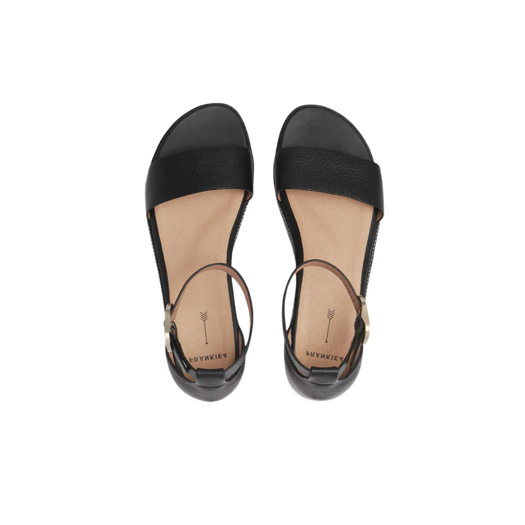 Frankie4 Skye Black Tumbled Sandal - Image 6
