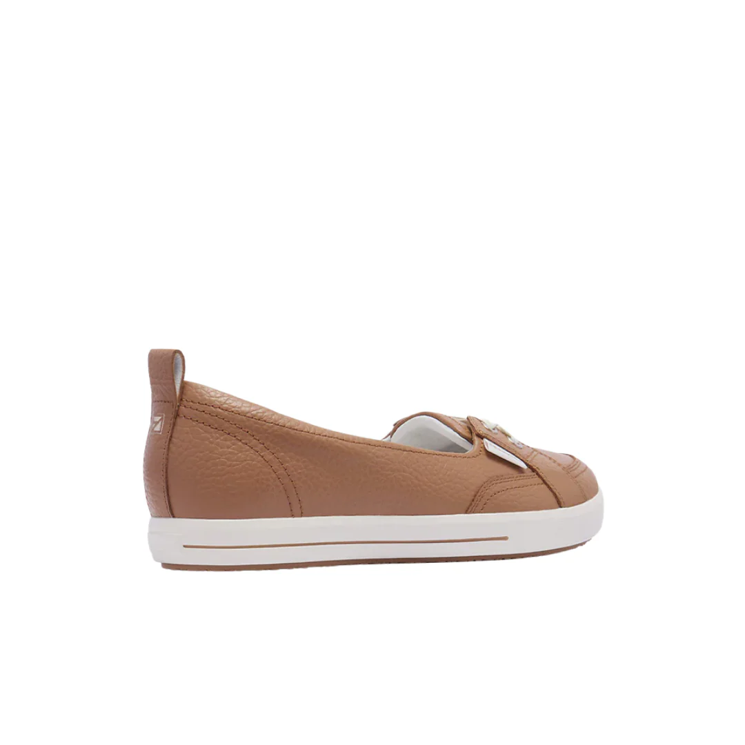 Frankie4 Sophie IV Soft Tan Tumbled Flats - Image 2