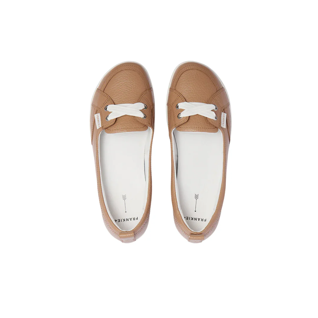 Frankie4 Sophie IV Soft Tan Tumbled Flats - Image 4