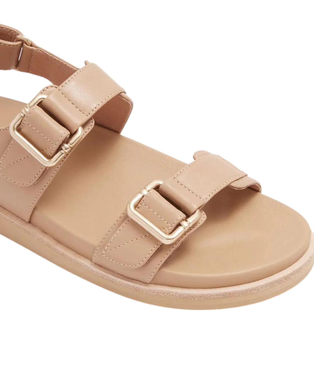 Frankie4 Thompson Camel Weave Sandal - Image 4