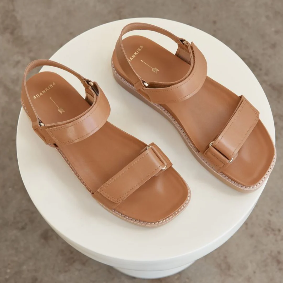 Frankie4 Zane Tan Sandals - Image 3