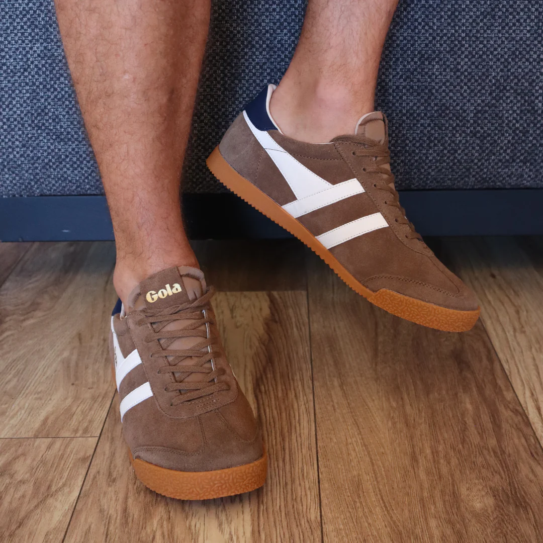 Gola Elan Tobacco/Off White/Navy Mens Sneaker - Image 2