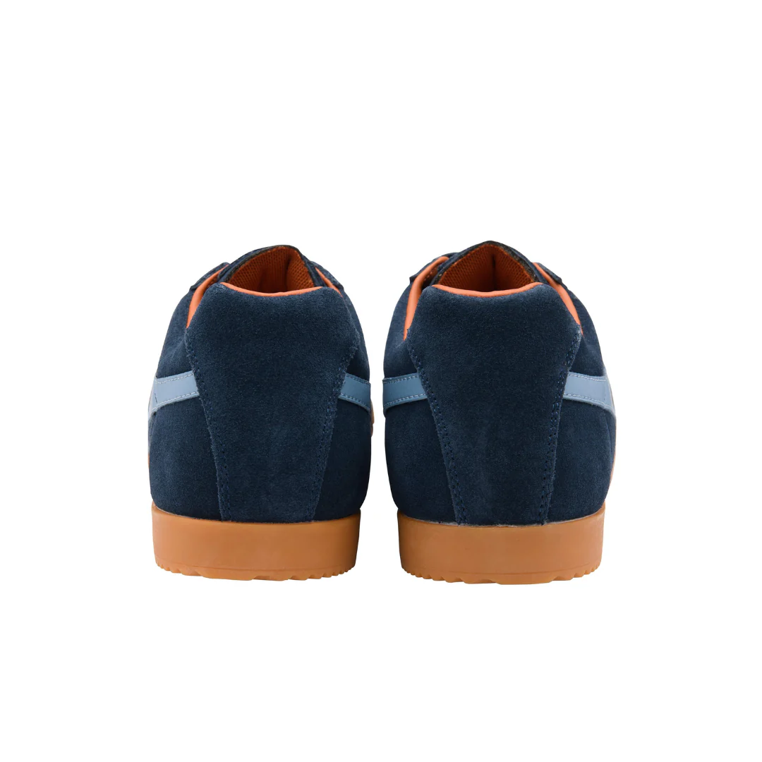 Gola Harrier Navy/Iceberg/Moody Orange Mens Sneaker - Image 6