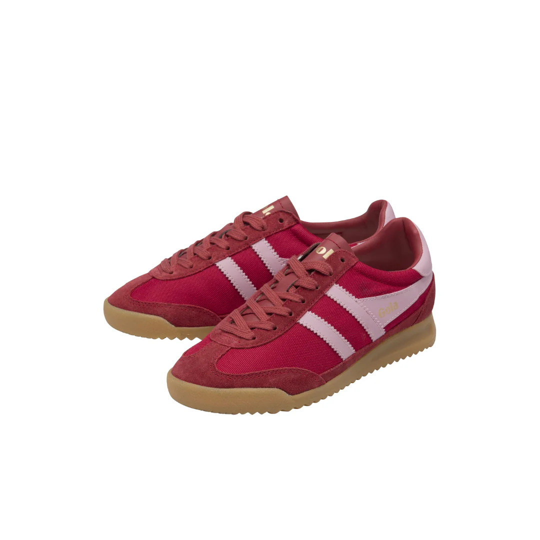 Gola Tornado Deep Red/Candy Womens Sneaker - Image 5