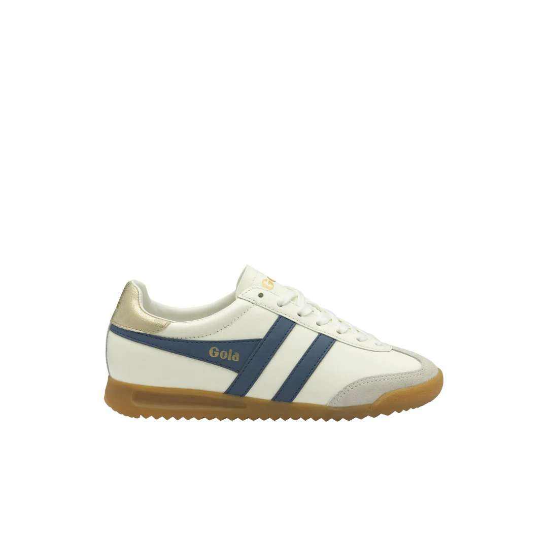 Gola Torpedo Leather Off White/Moonlight/Gold Womens Sneaker