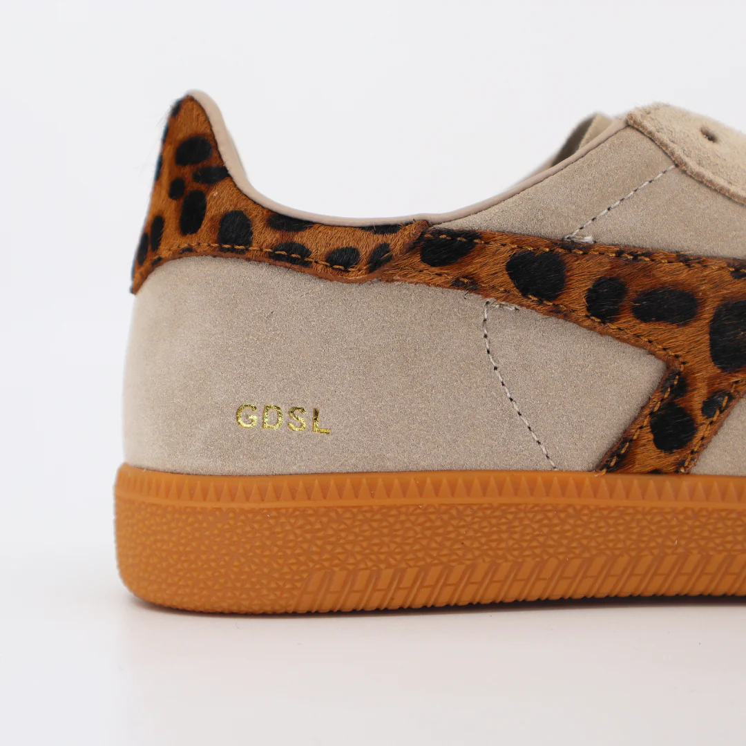 Goodsole 2001 Crossroads Sneaker Beige/Leopard Suede - Image 6