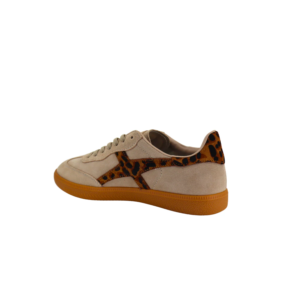 Goodsole 2001 Crossroads Sneaker Beige/Leopard Suede - Image 7