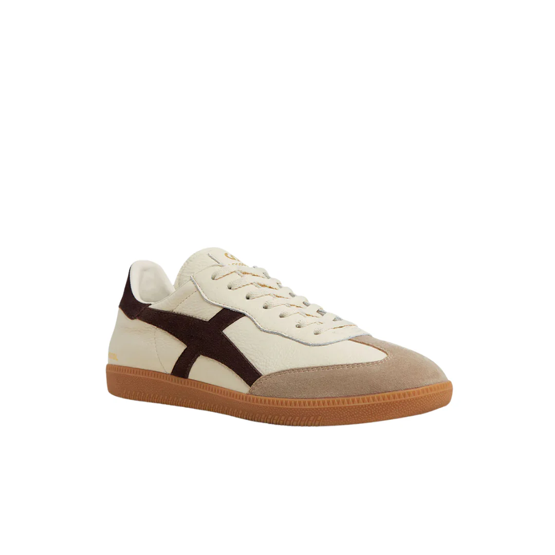 Goodsole 2001 Crossroads Sneaker Ivory/Coffee Leather - Image 4