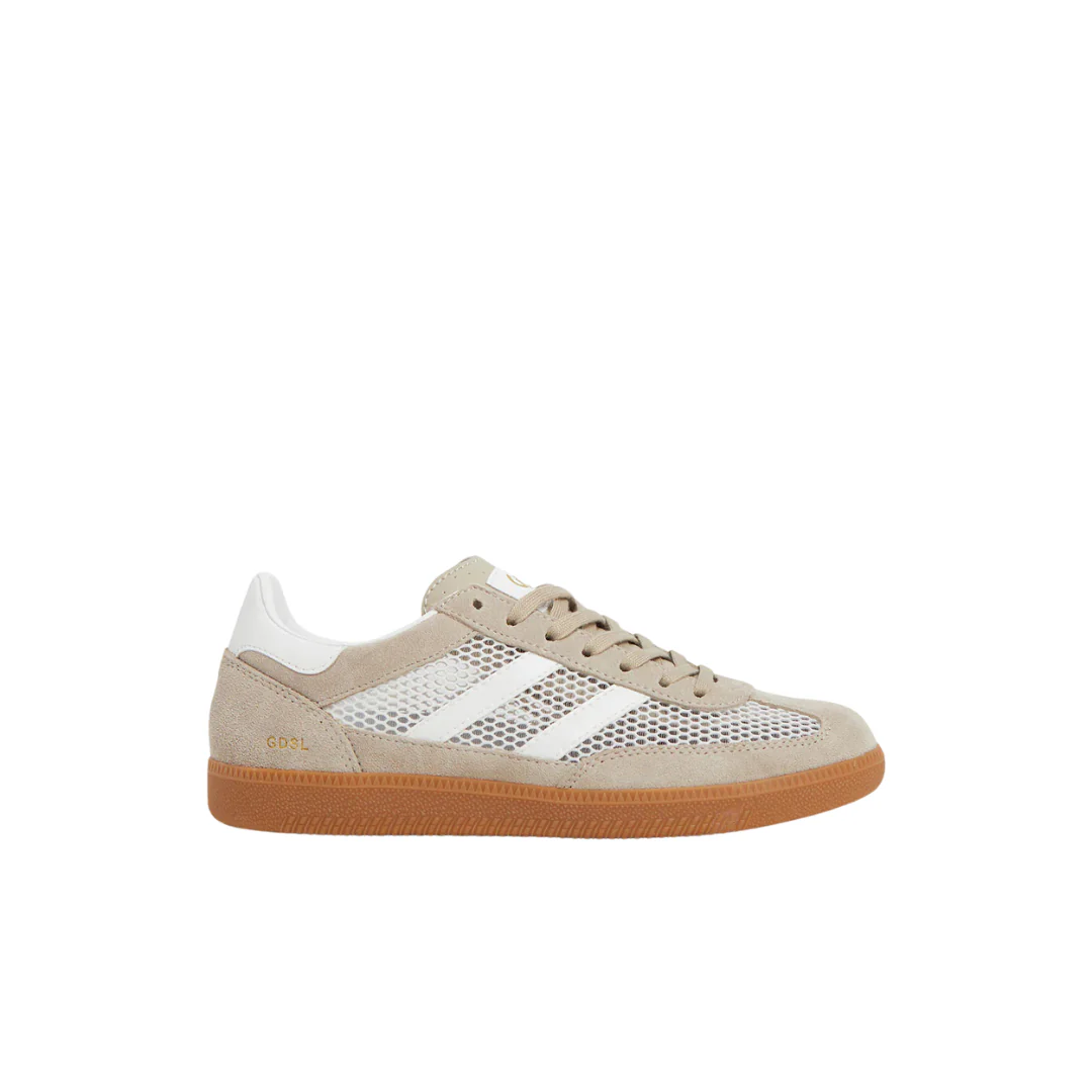 Goodsole 2001 Kindred Sneaker Taupe Suede/White Mesh