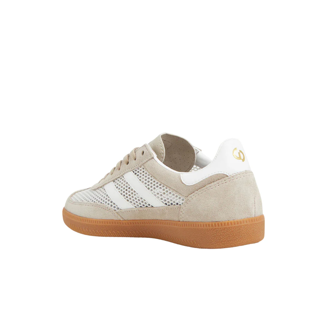 Goodsole 2001 Kindred Sneaker Taupe Suede/White Mesh - Image 5
