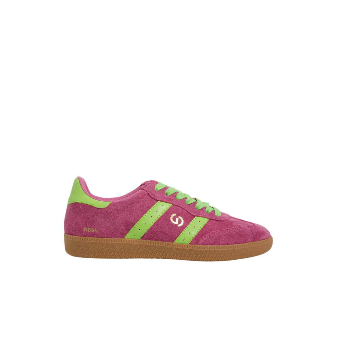 Goodsole 2001 Parallel Sneaker Crimson/Green Suede