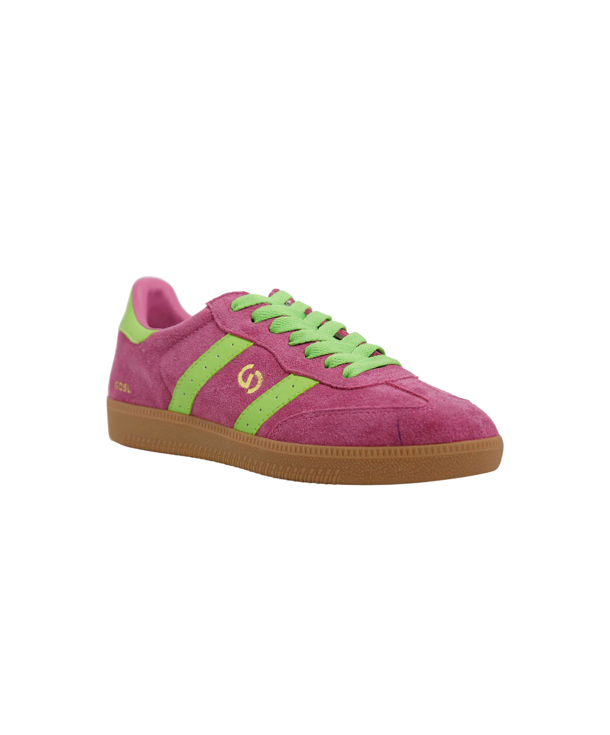 Goodsole 2001 Parallel Sneaker Crimson/Green Suede - Image 4
