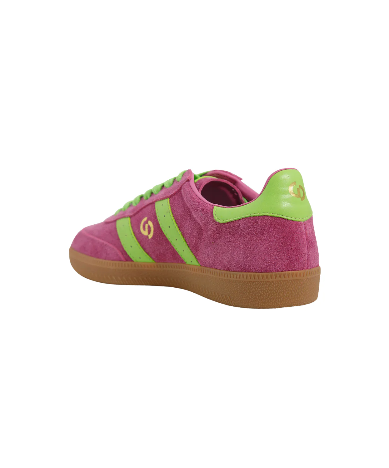 Goodsole 2001 Parallel Sneaker Crimson/Green Suede - Image 5