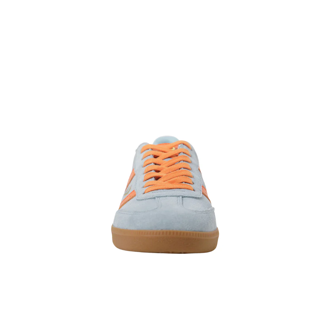 Goodsole 2001 Parallel Sneaker Pale Blue/Orange Suede - Image 8
