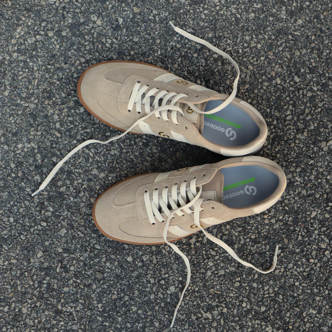 Goodsole 2001 Parallel Sneaker Tropical Taupe Suede - Image 3