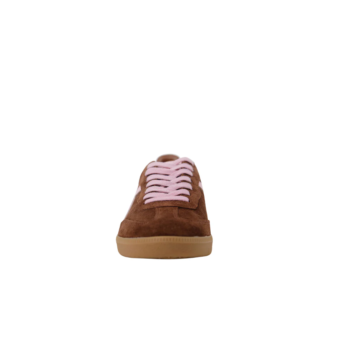 Goodsole 2001 Crossroads Sneaker Coffee/Candy Pink Suede - Image 5