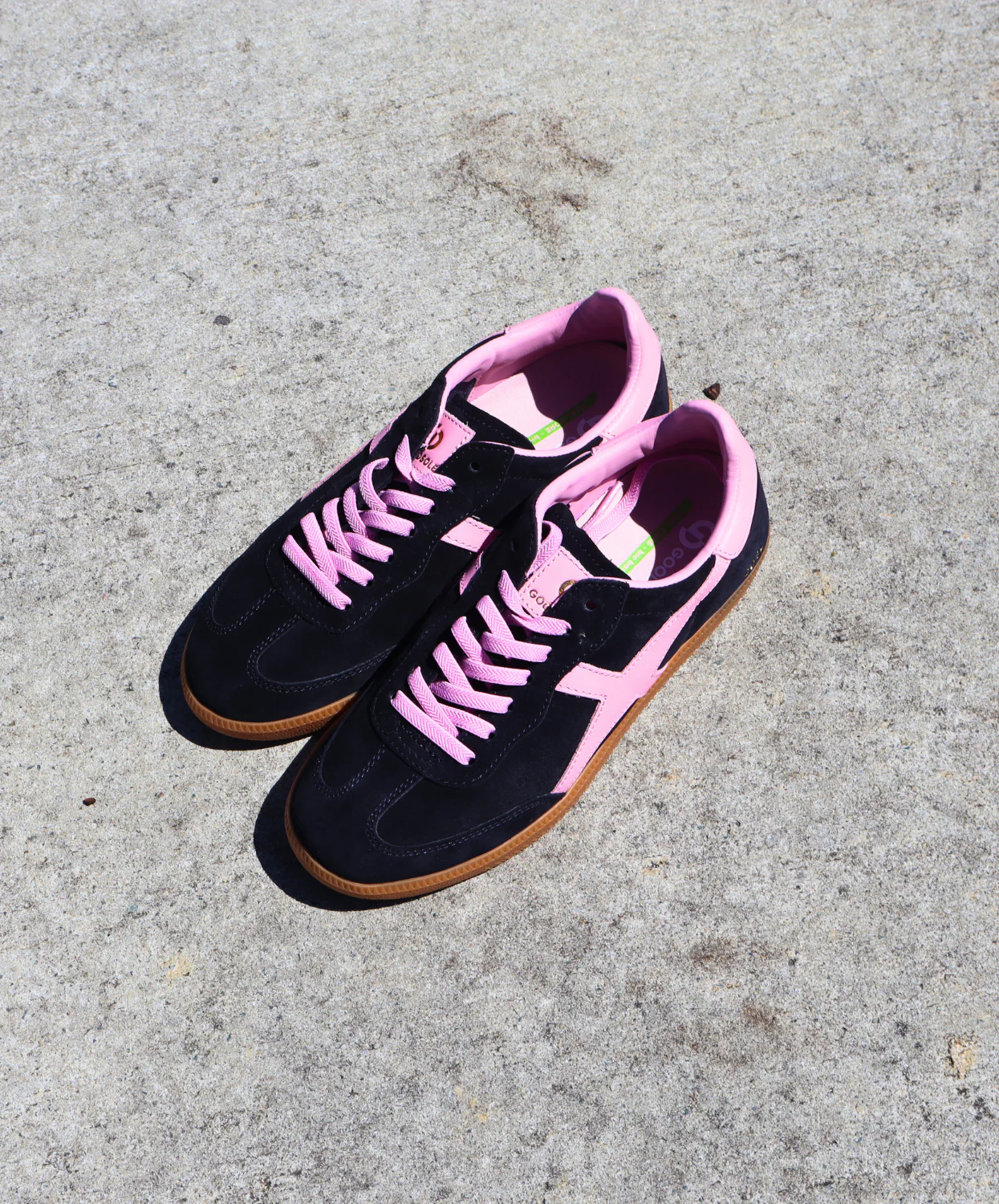 Goodsole 2001 Crossroads Sneaker Navy/Pink Suede - Image 3