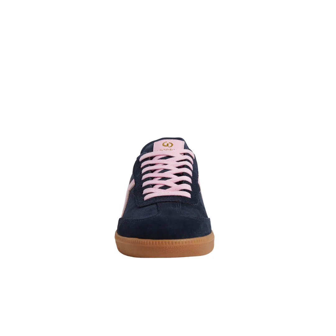 Goodsole 2001 Crossroads Sneaker Navy/Pink Suede - Image 5