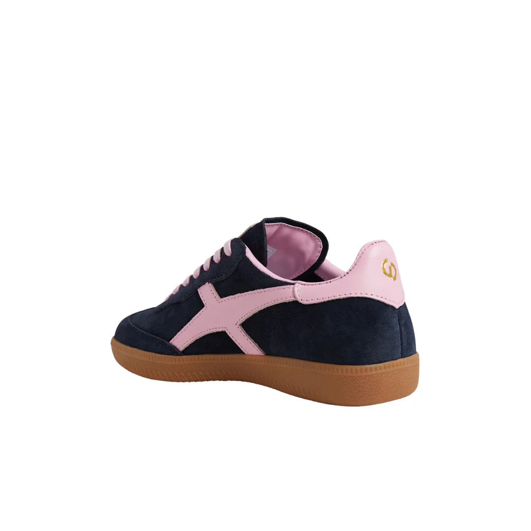 Goodsole 2001 Crossroads Sneaker Navy/Pink Suede - Image 7