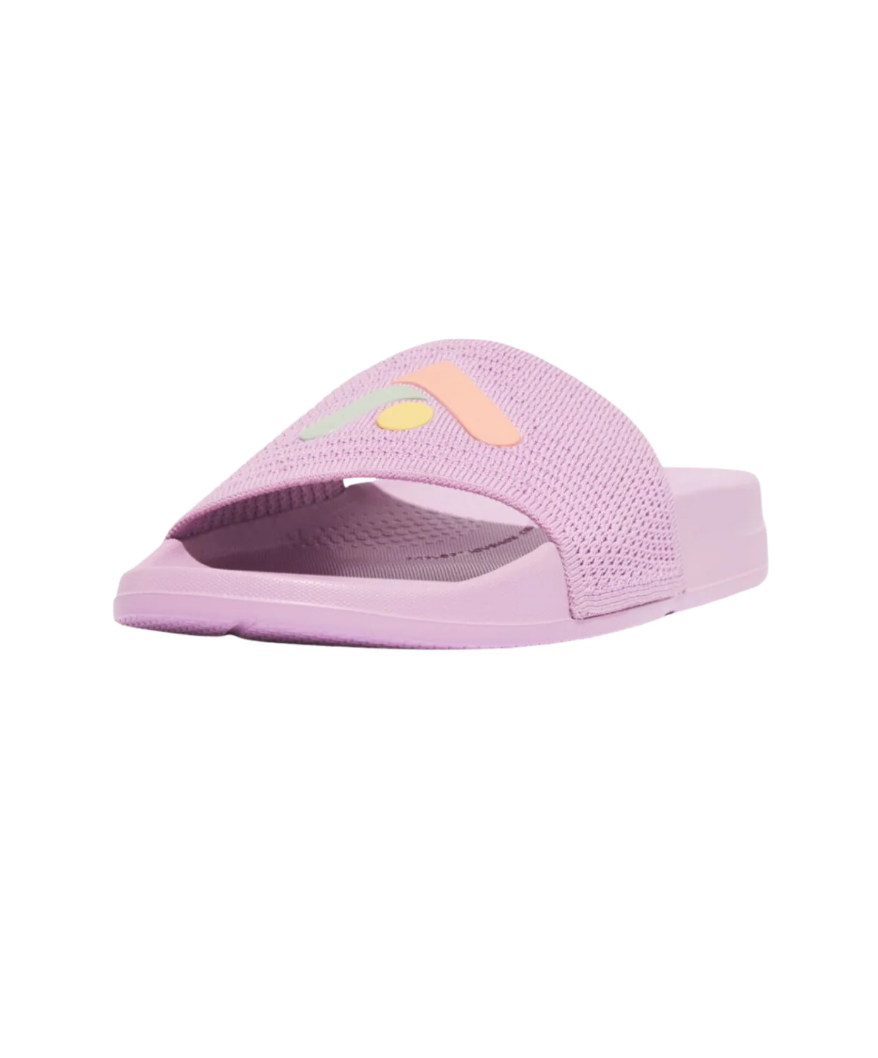 Fitflop iQushion Arrow Knit Slides Wild Lilac - Image 4