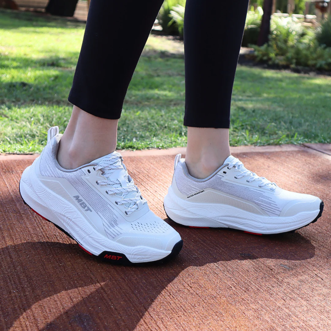 MBT Alpha 1000 White Womens Sneakers - Image 2