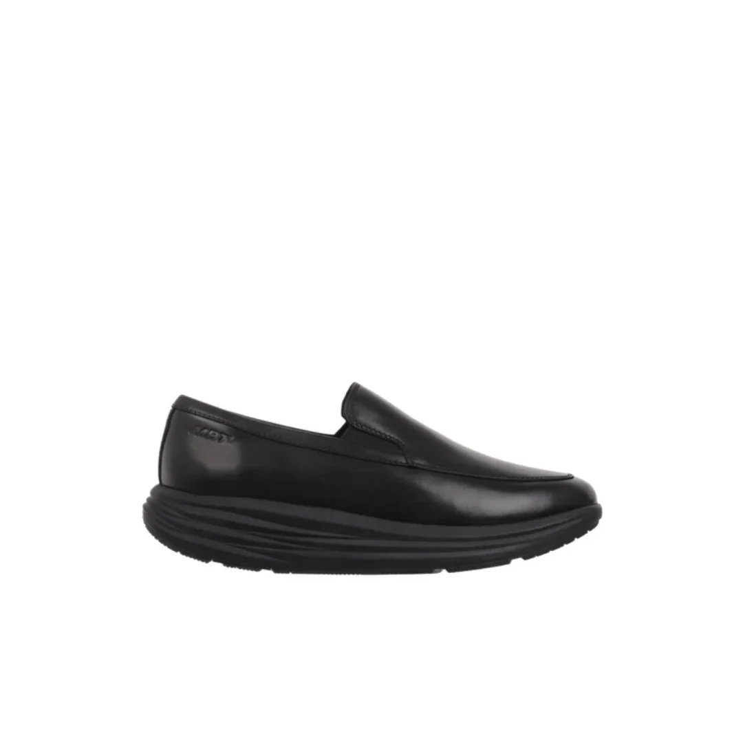 MBT Boston Slip On Black Mens Shoes