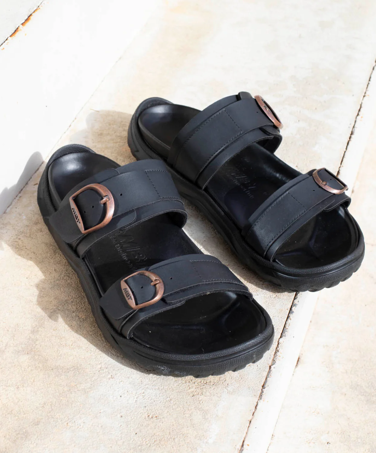MBT Fuji II Black/Black Mens Recovery Sandals - Image 7