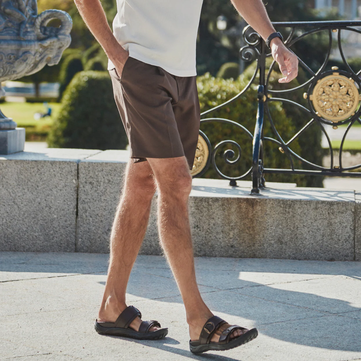 MBT Fuji II Dark Brown Mens Recovery Sandals - Image 3