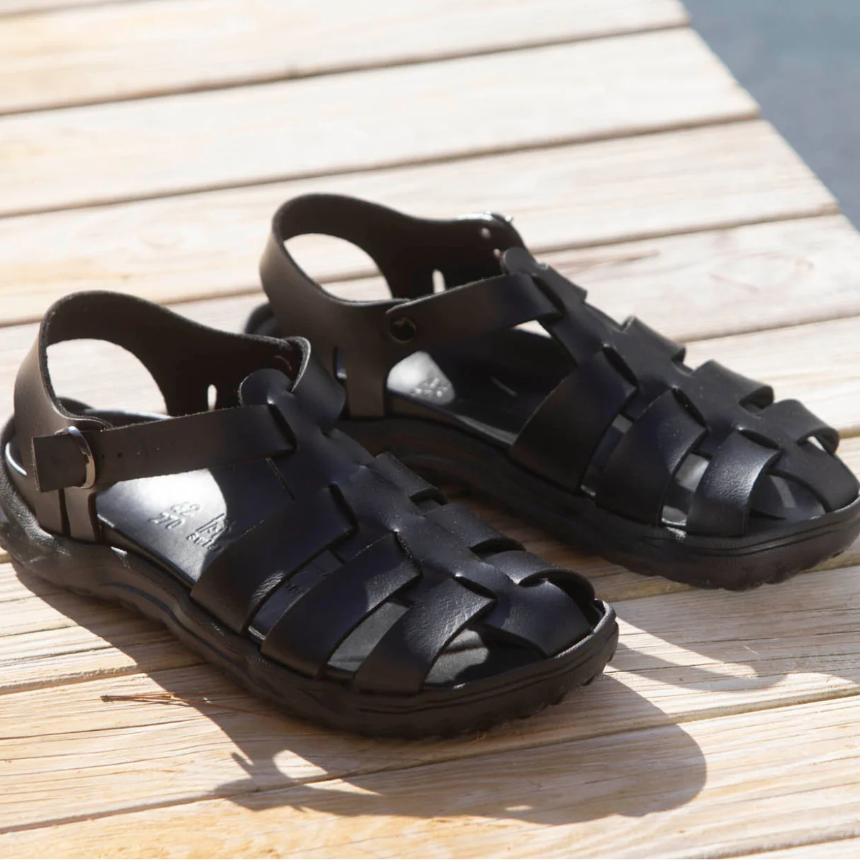 MBT Haru Black/Black Mens Recovery Sandals - Image 3