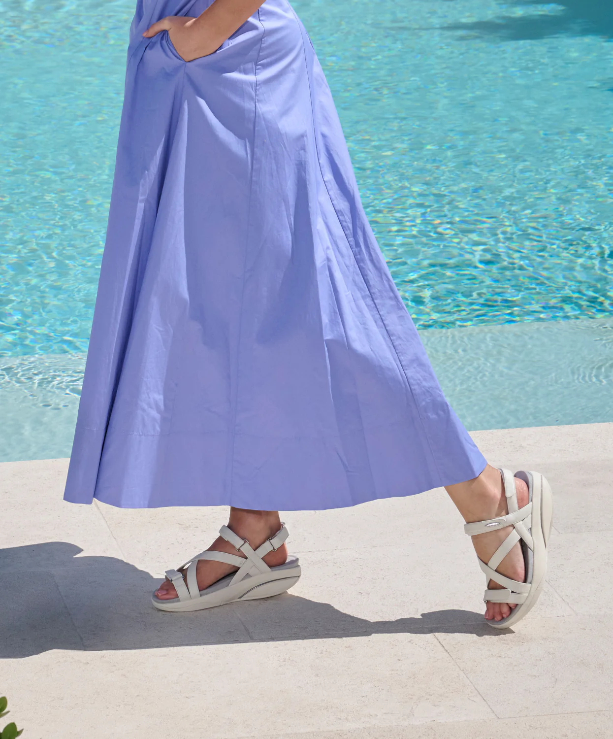 MBT Kiburi White Womens Sandals - Image 2