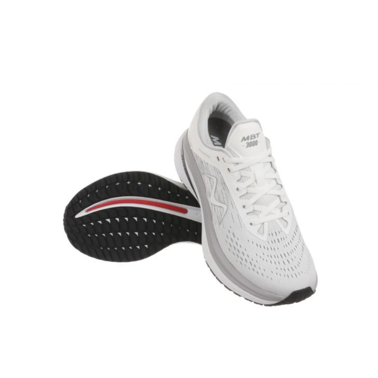 MBT M-3000 Lace Up Mens White Sneakers - Image 4