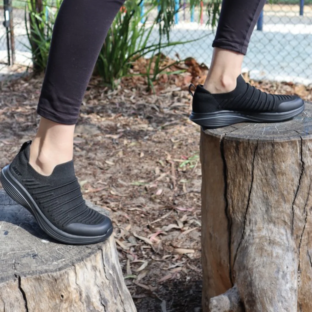 MBT M400 II Slip On Black Womens Sneakers - Image 6