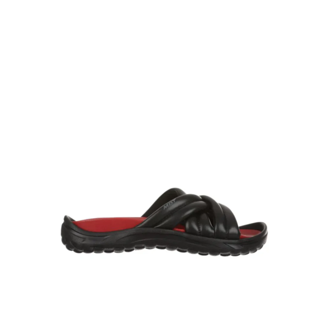 MBT Mio Black/Red Womens Recovery Slides