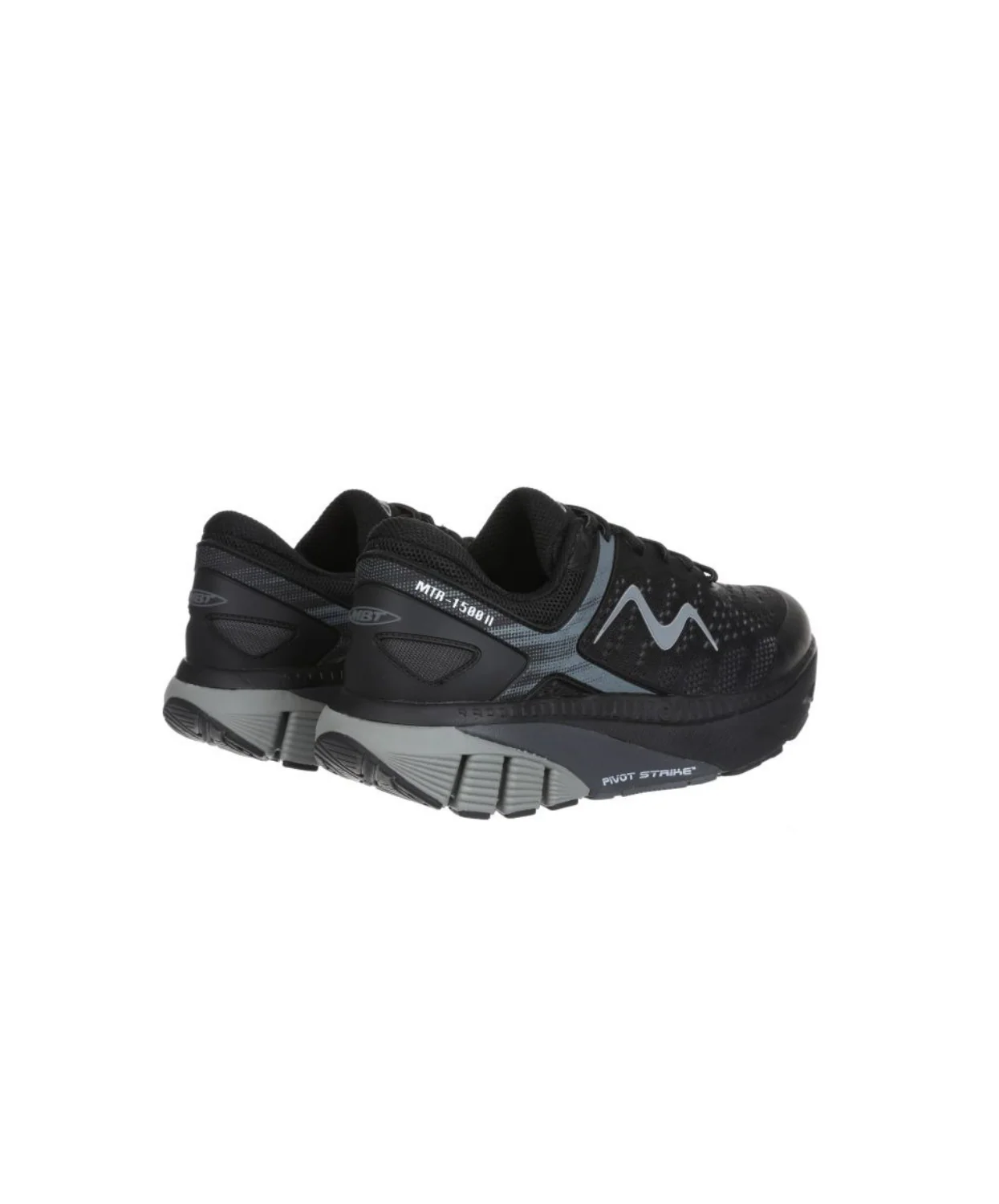 MBT MTR-1500 II Lace Up Black/Black Mens Sneakers - Image 4