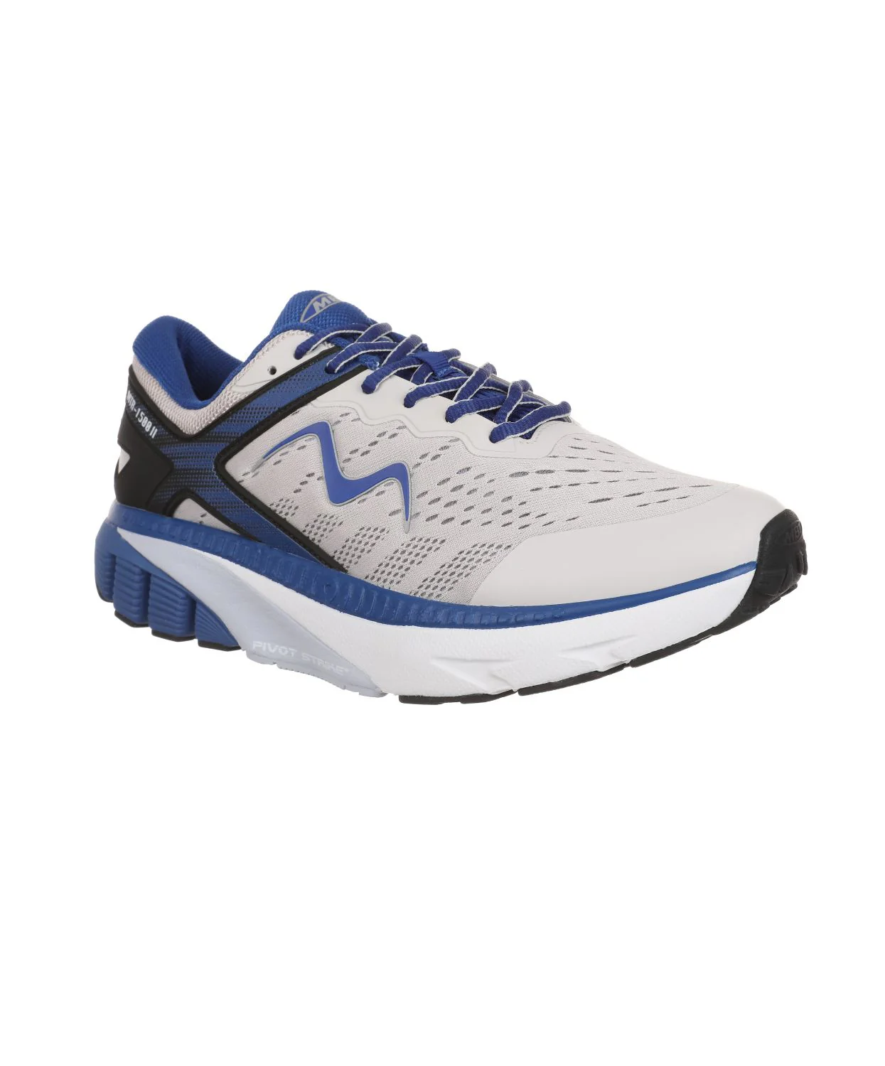 MBT MTR-1500 II Lace Up Grey/Blue Mens Sneakers - Image 5