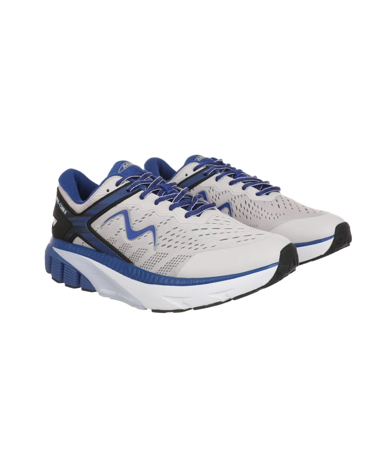 MBT MTR-1500 II Lace Up Grey/Blue Mens Sneakers - Image 6
